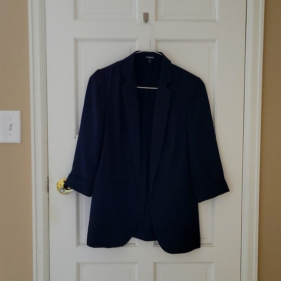 New Express dark navy blazer - Picture 1 of 3